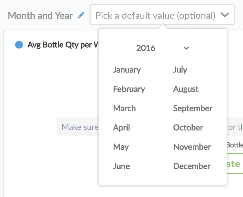 Set a default value