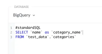 Enabling Standard SQL