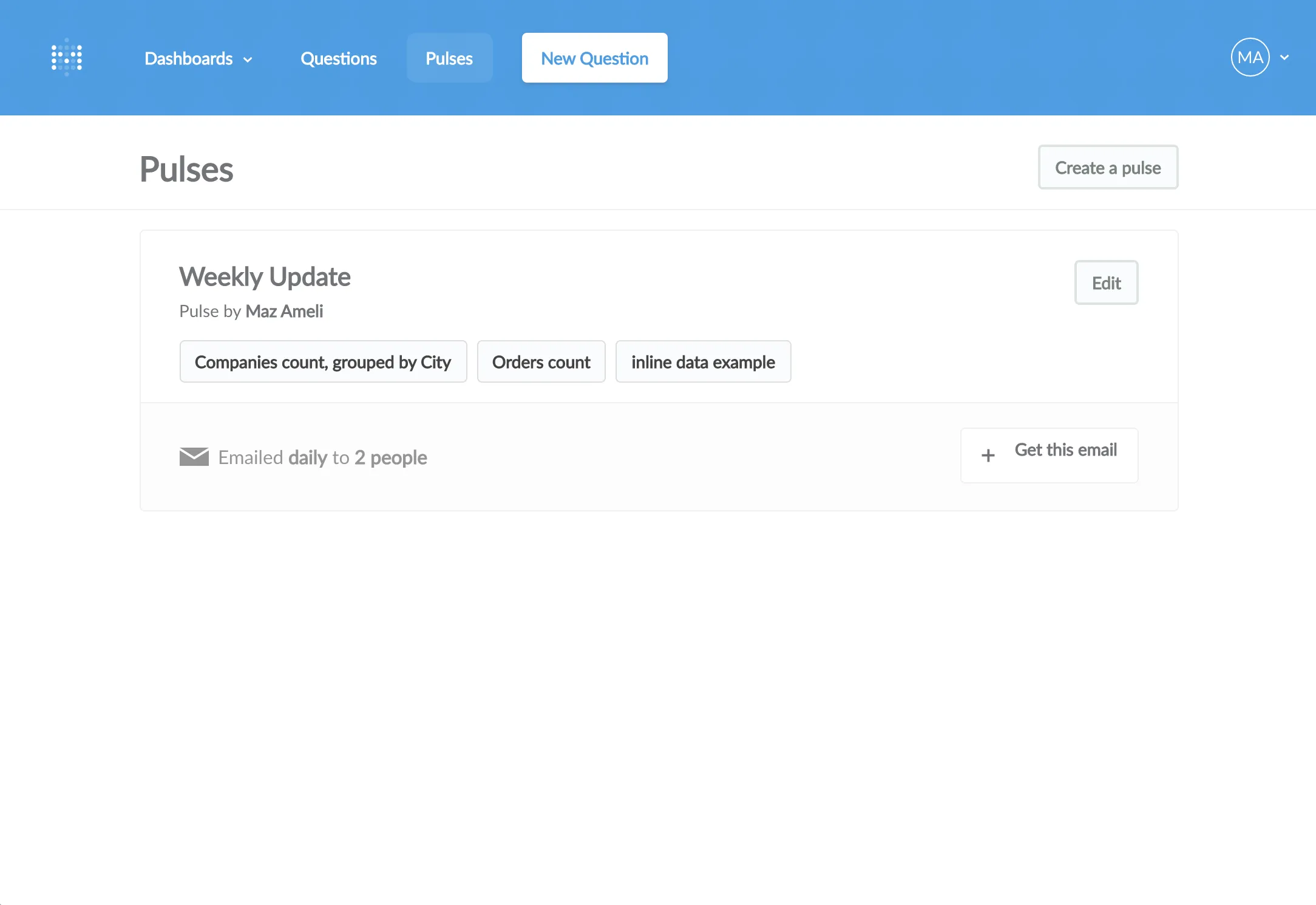Edit button