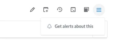 Get alerts
