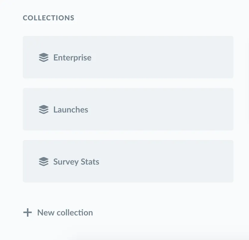 Create collection