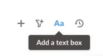 Text card button