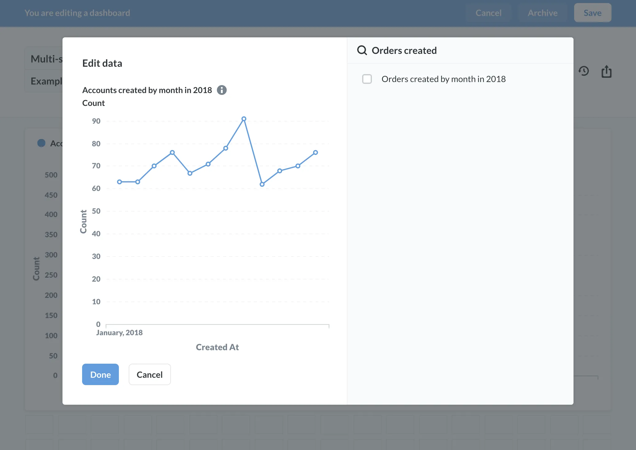 multi-series edit modal