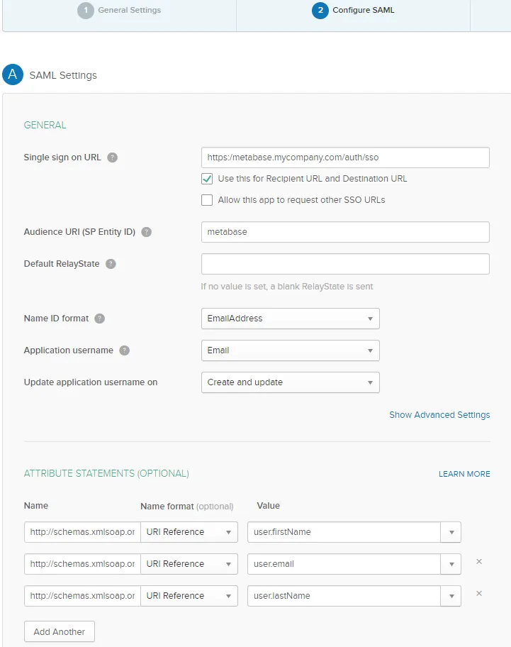 Okta SAML Integration