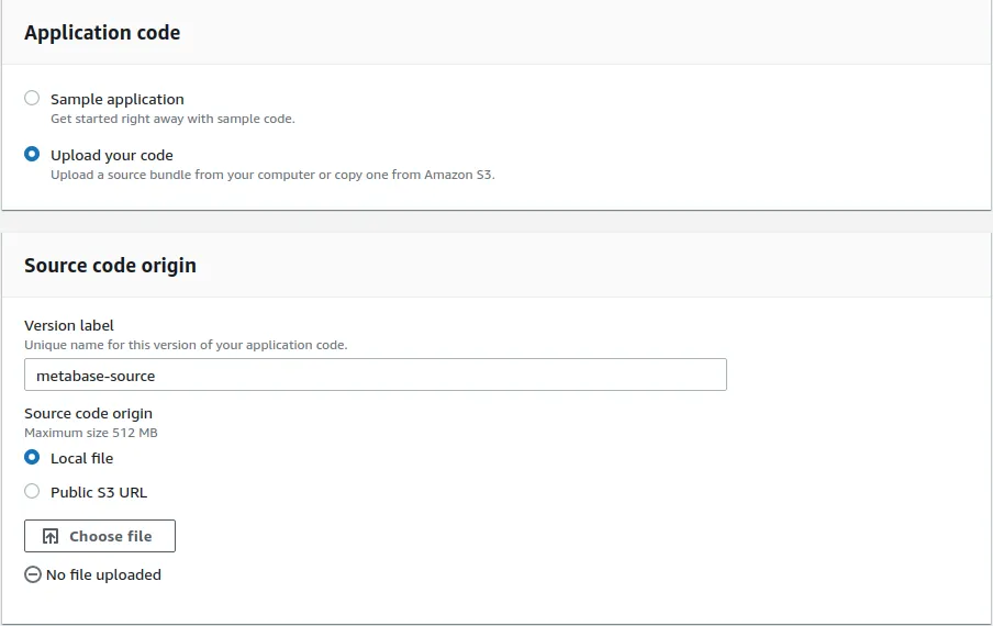 Elastic Beanstalk Base Configuration