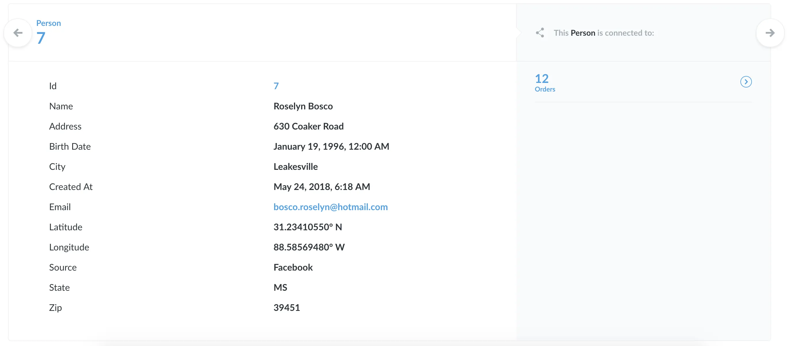 Record details