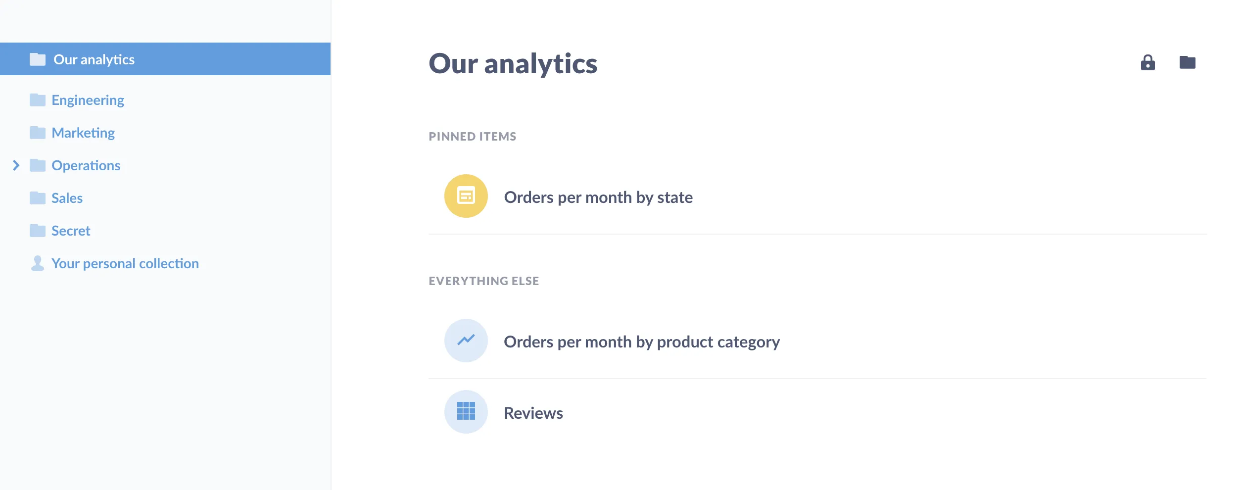 Our analytics