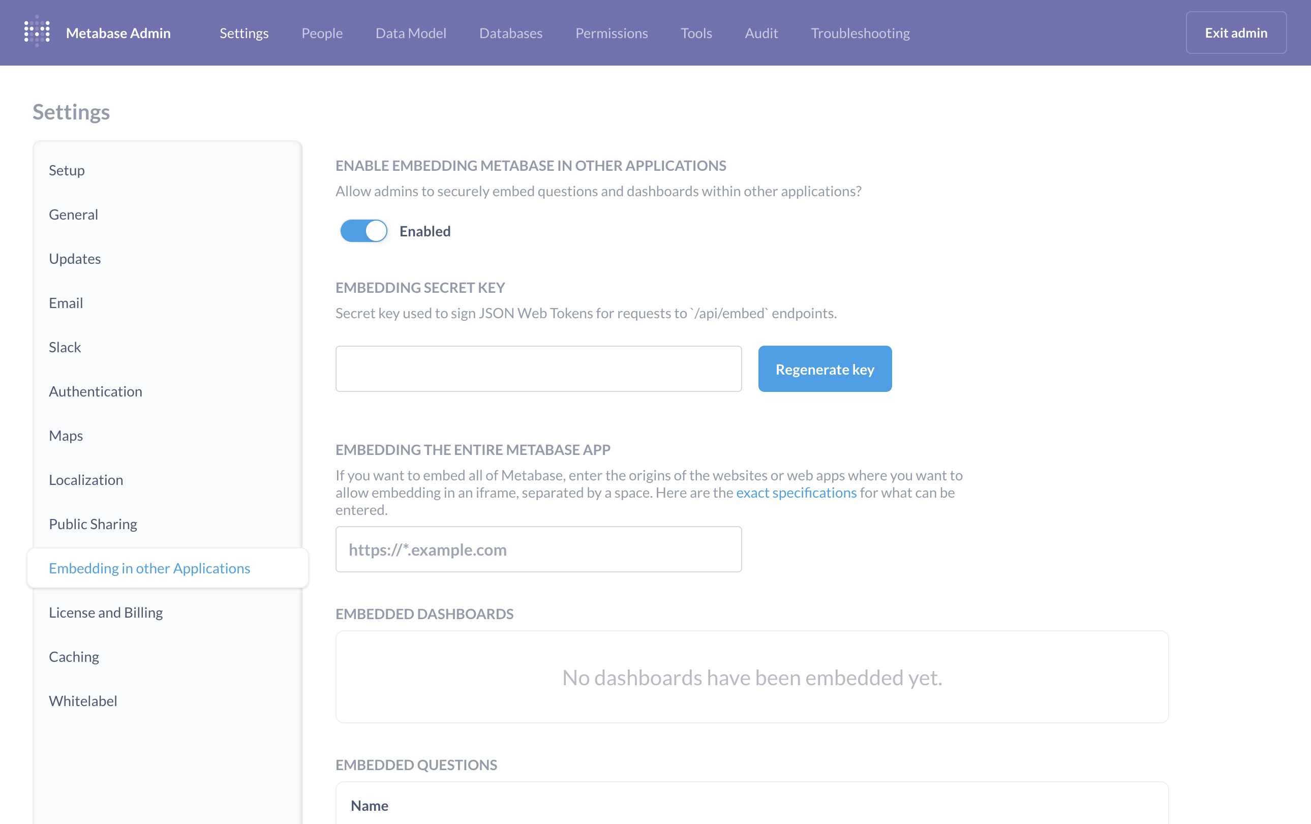 Enabling Embedding