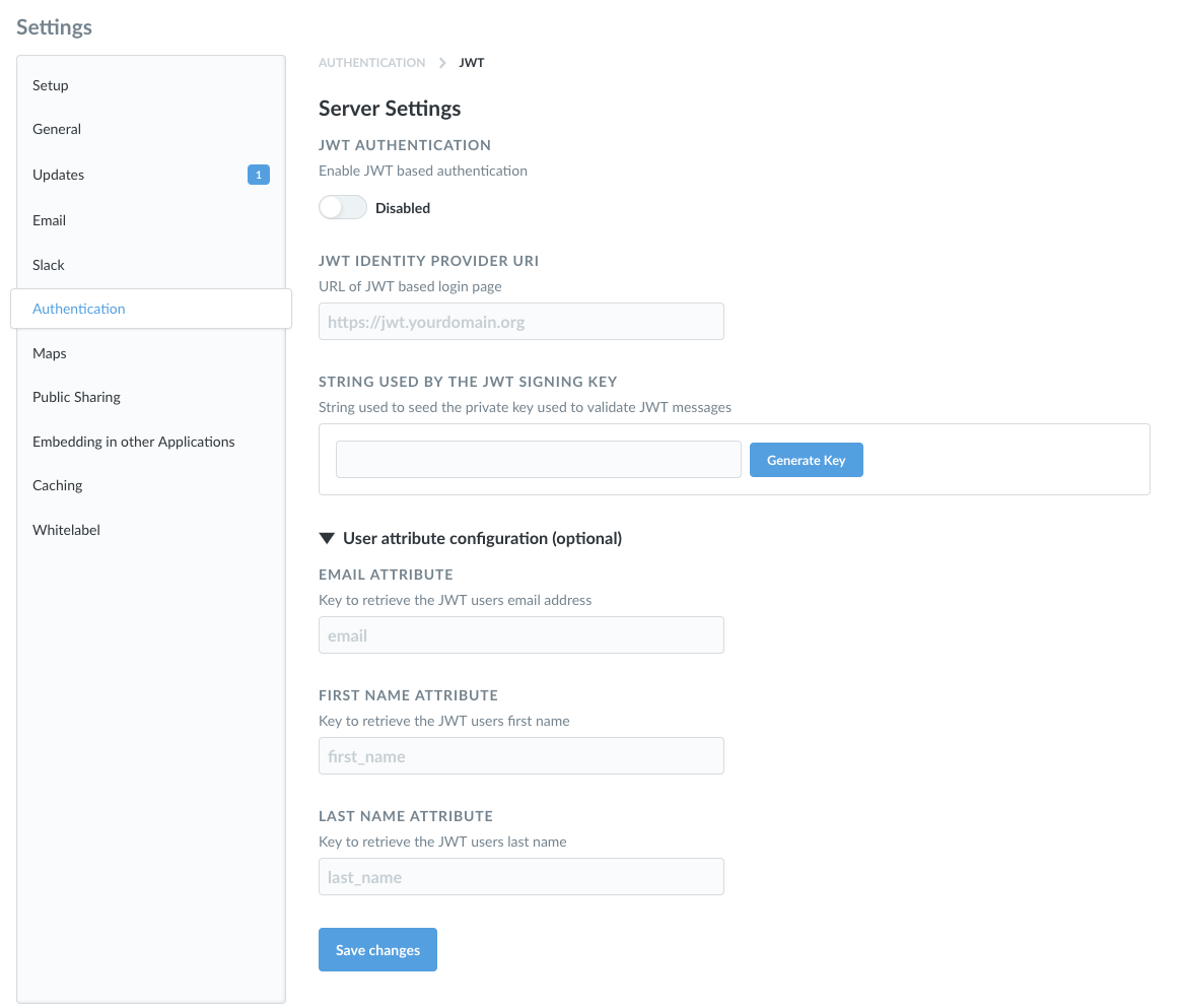 SAML form