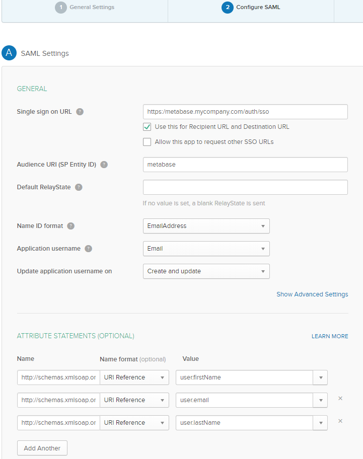 Okta SAML Integration