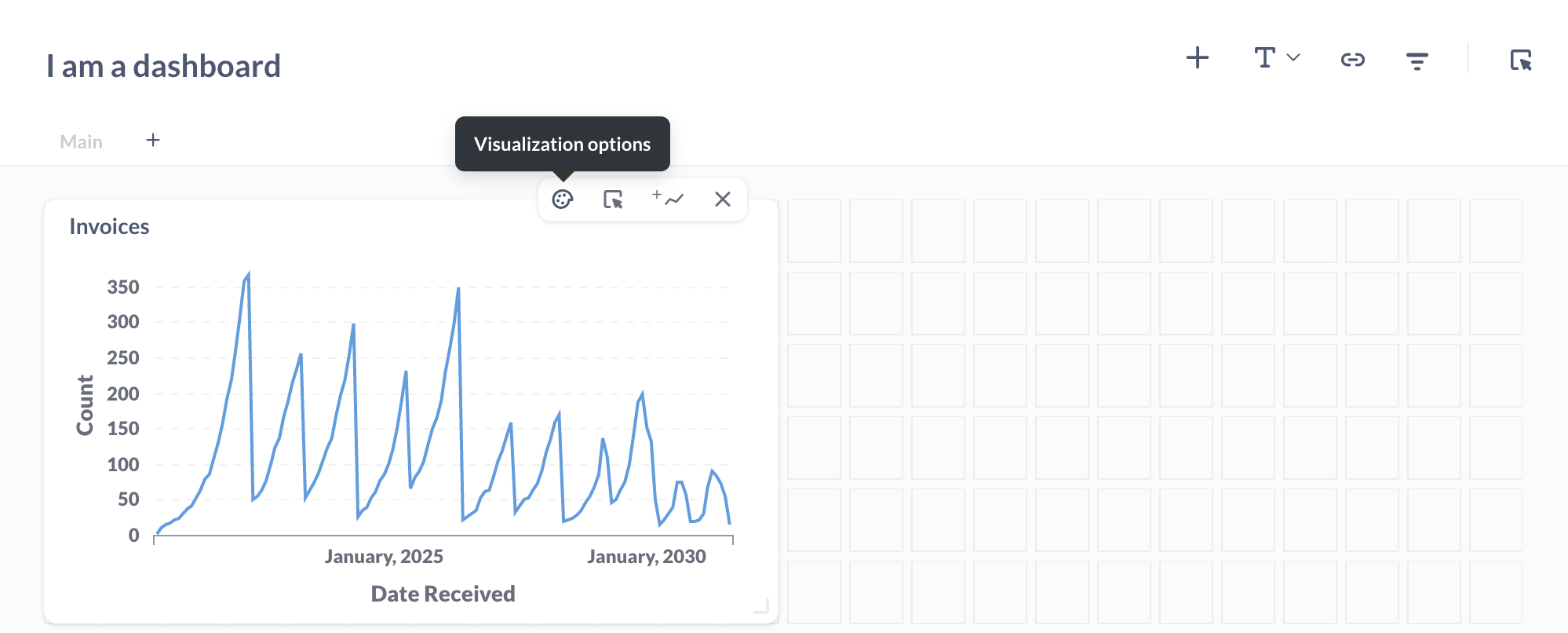 Visualization settings
